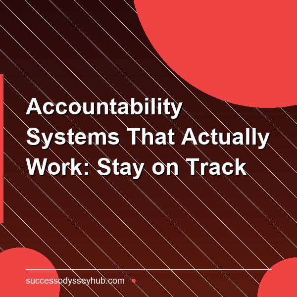 Accountability Systems That Actually Work: The Science of Staying on Track