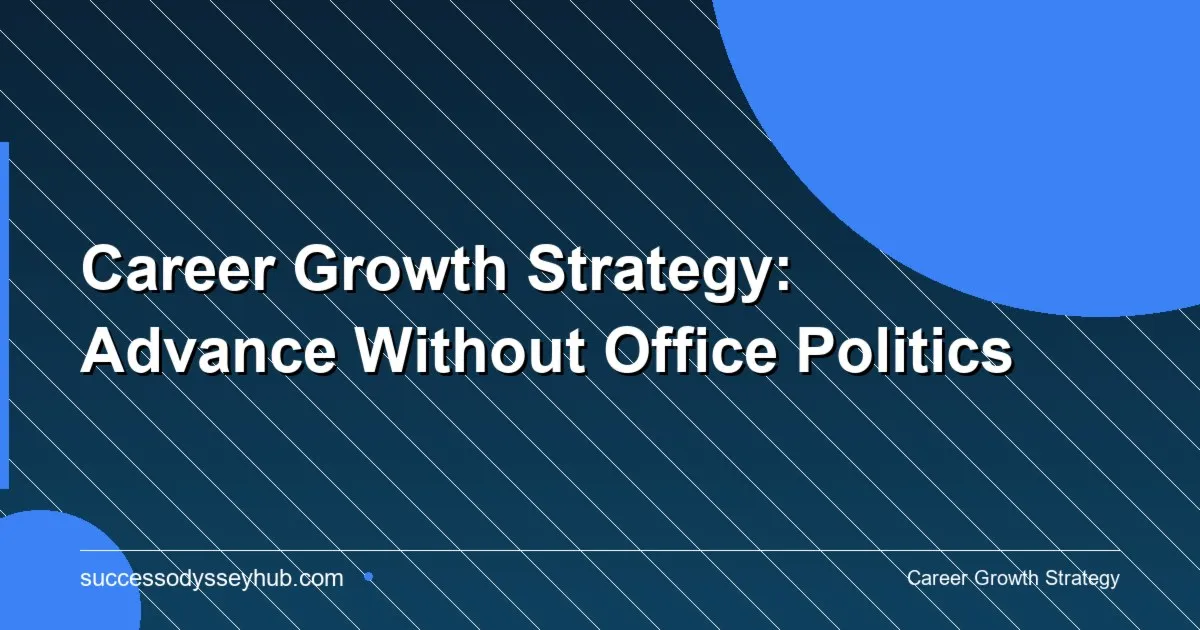 Professional at a desk planning career growth strategy and advancement