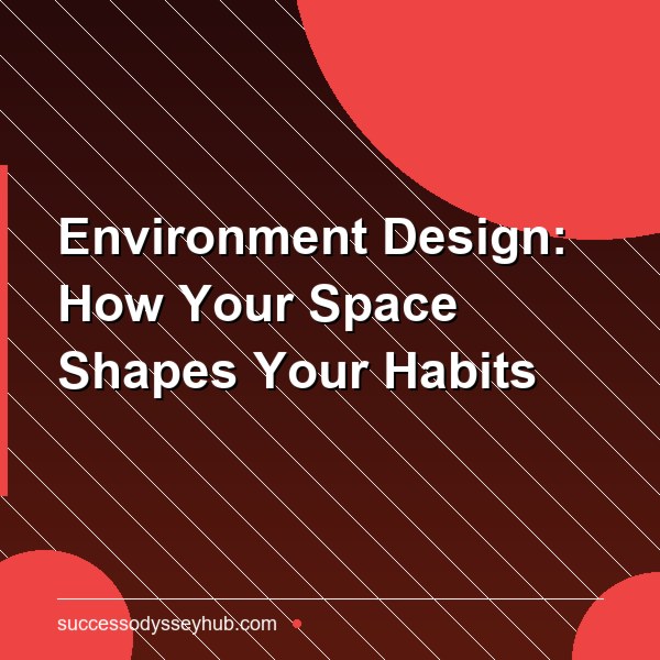 Environment Design: How Your Space Shapes Your Habits