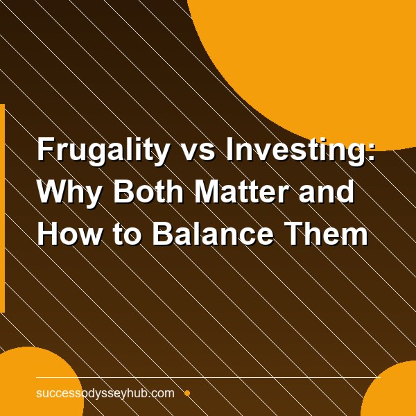 Frugality vs Investing: Why Both Matter and How to Balance Them