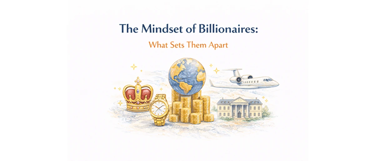 The mindset of billionaires — the cognitive patterns, thinking habits, and psychological traits that consistently distinguish the world's most successful entrepreneurs and investors