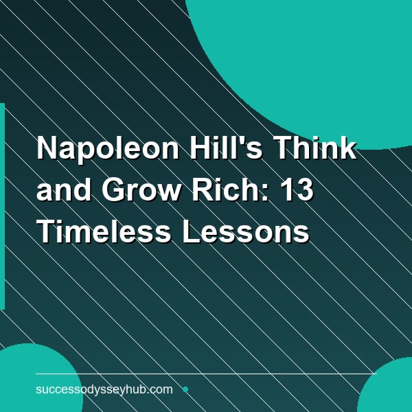 Napoleon Hill's Think and Grow Rich: 13 Timeless Lessons