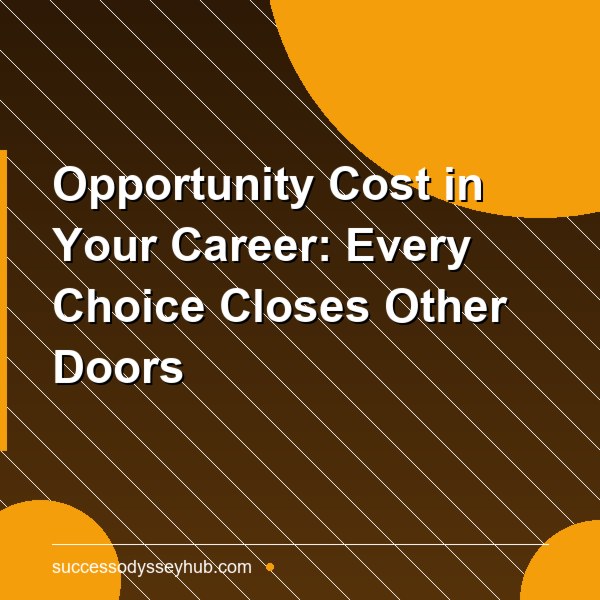 Opportunity Cost in Your Career: Every Choice Closes Other Doors