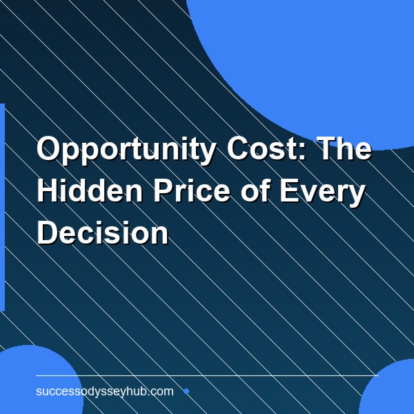 Opportunity Cost: The Hidden Price of Every Decision