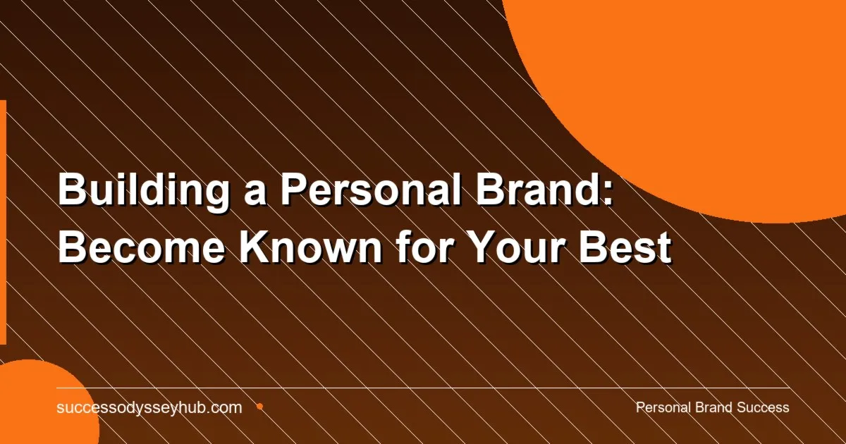 Person creating content on laptop representing personal brand building and online visibility