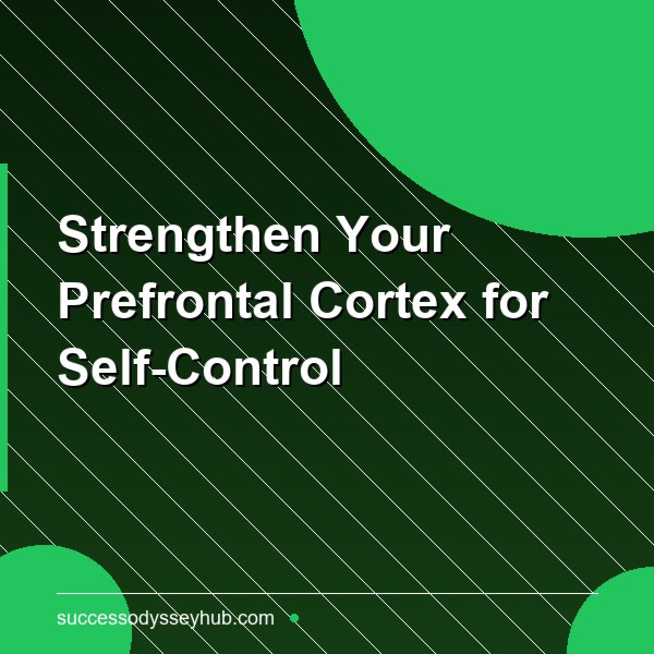 Strengthen Your Prefrontal Cortex: The Neuroscience of Self-Control and Discipline