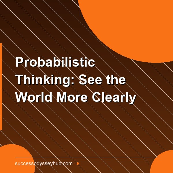 Probabilistic Thinking: See the World More Clearly