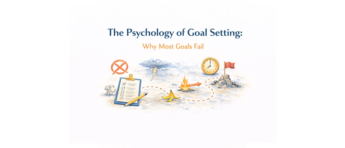 The psychology of goal setting — why most goals fail and what science reveals about effective goal pursuit, implementation intentions, and identity-based goals