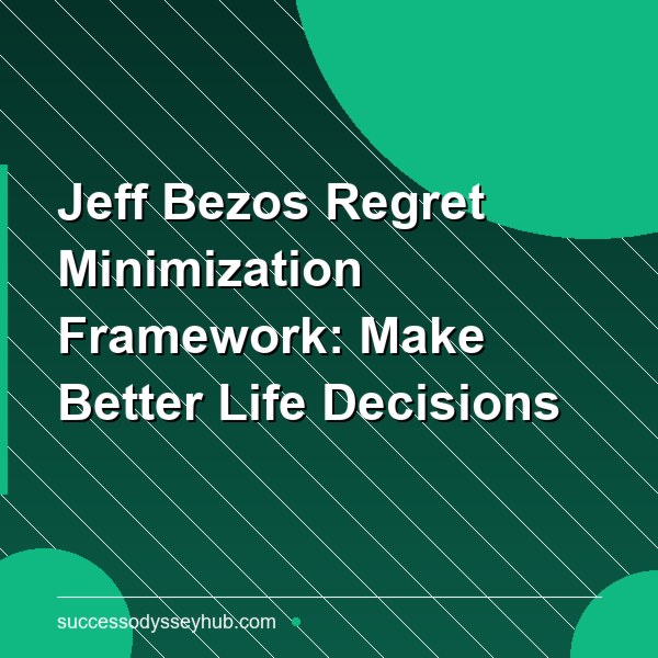 Jeff Bezos Regret Minimization Framework