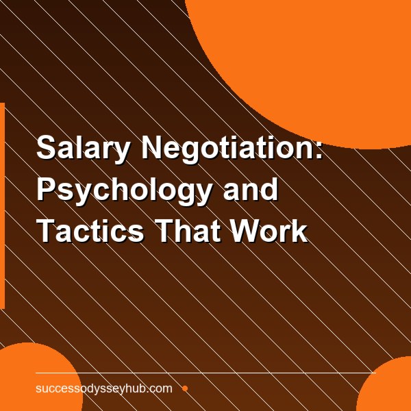 How to Negotiate Your Salary: The Psychology and Tactics That Get Results