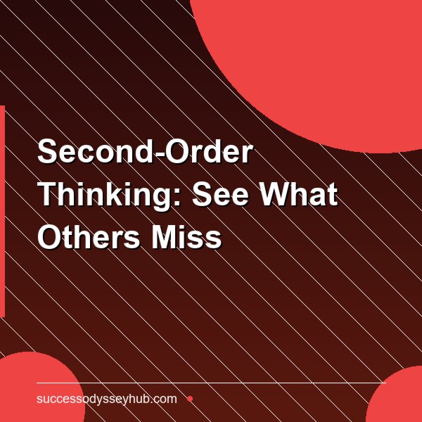 Second-Order Thinking: See What Others Miss