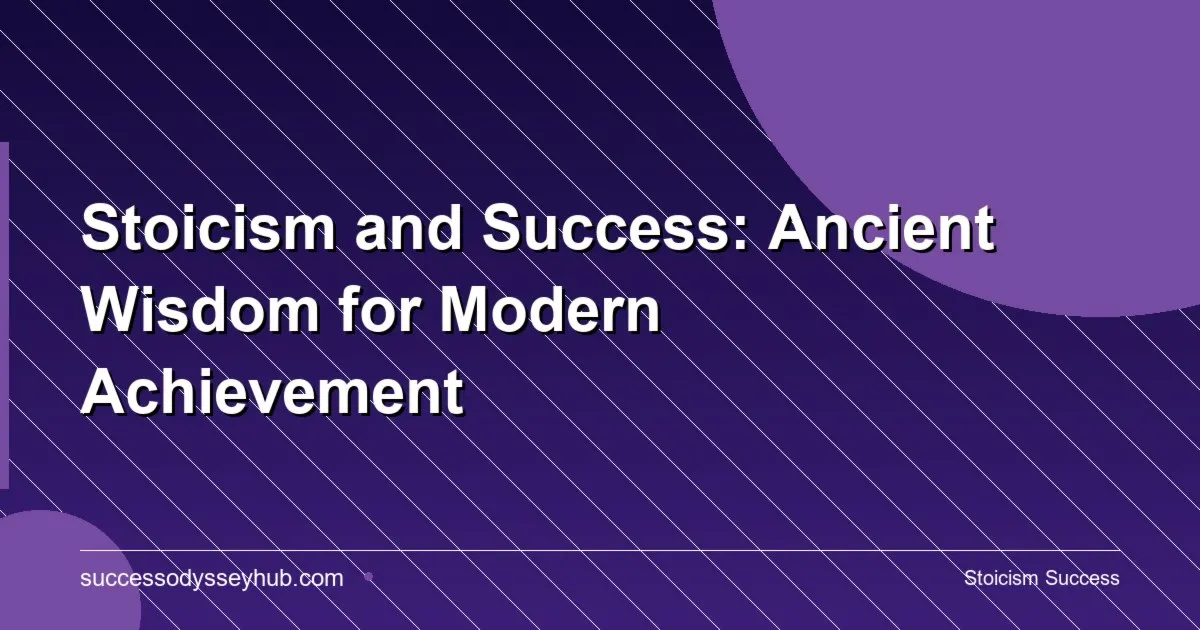 Stoicism success philosophy Marcus Aurelius Epictetus Seneca