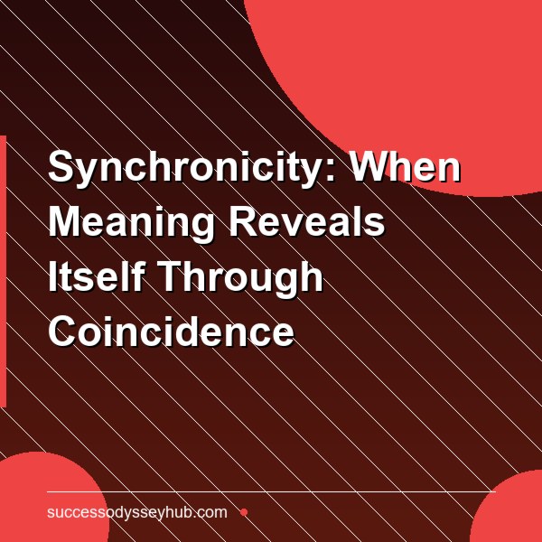 Synchronicity: When Meaning Reveals Itself Through Coincidence