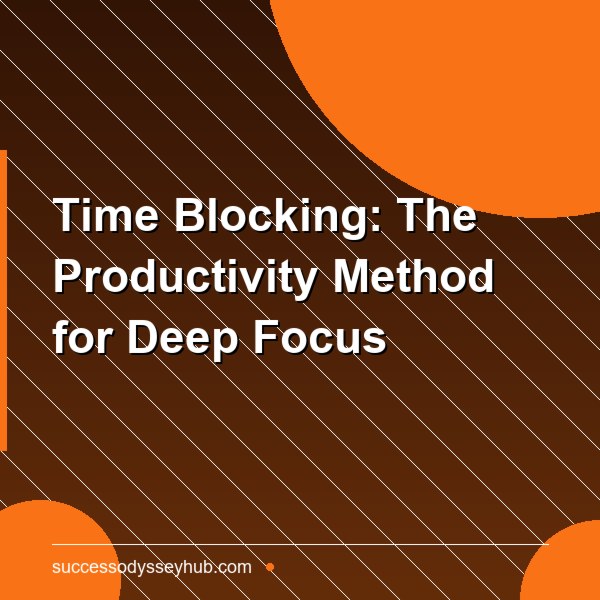 Time Blocking: The Ultimate Productivity Method for Deep Focus and Real Output