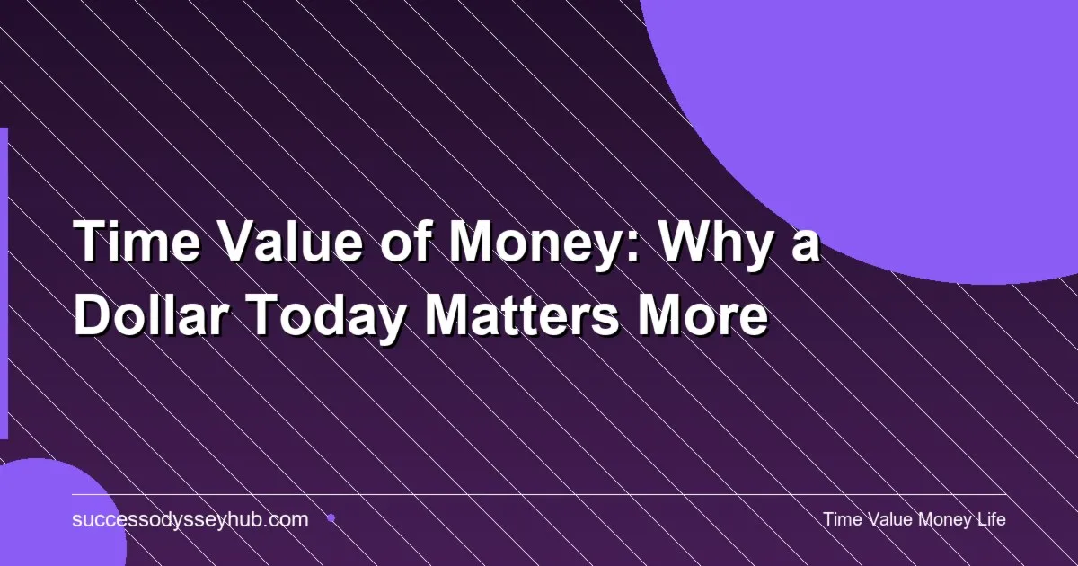 Time value of money and compound interest visualization